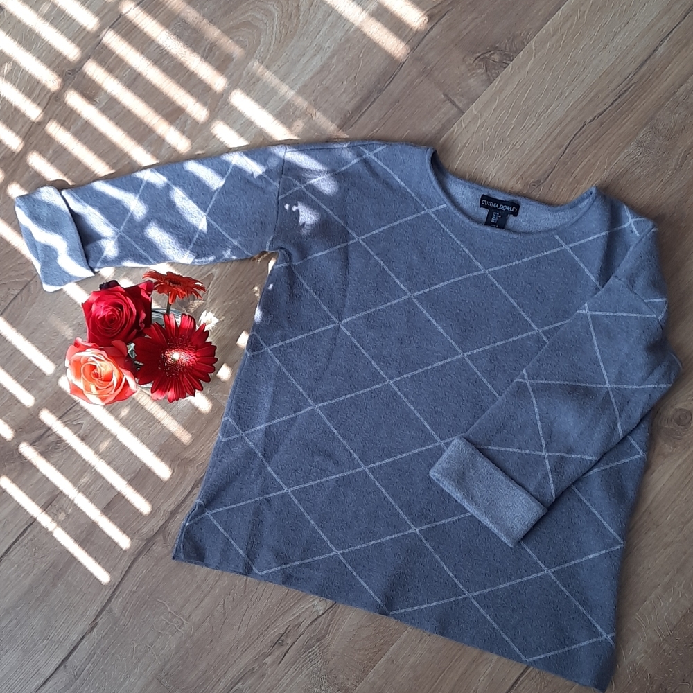 Cynthia Rowley Cozy Gray Sweater